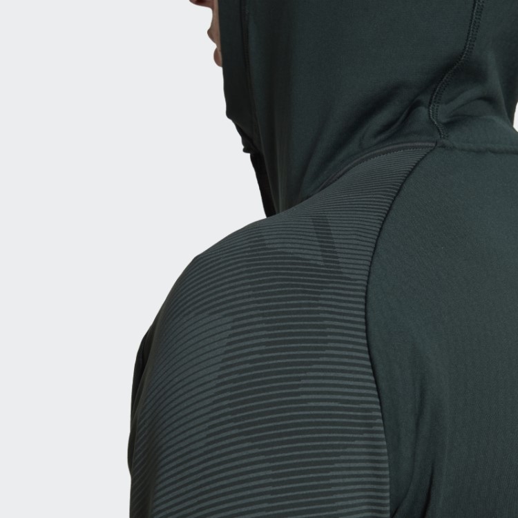 Jaqueta De Lã Para Caminhada Adidas Verde Terrex Tech Flooce