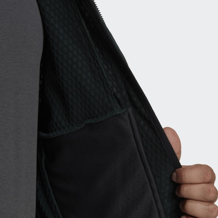 Jaqueta De Lã Para Caminhada Adidas Verde Terrex Tech Flooce