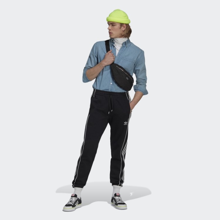 Calça De Moletom Preta Adidas Rekive Quente