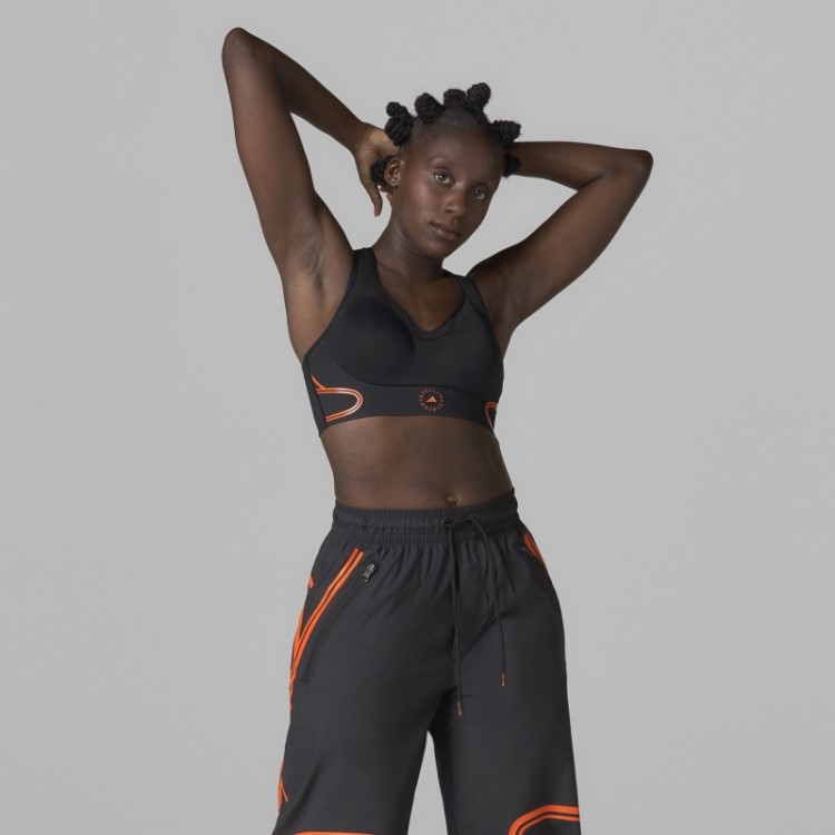 Sutiã Esportivo Preto Adidas By Stella Mccartney Truepace De Alto Suporte Quente