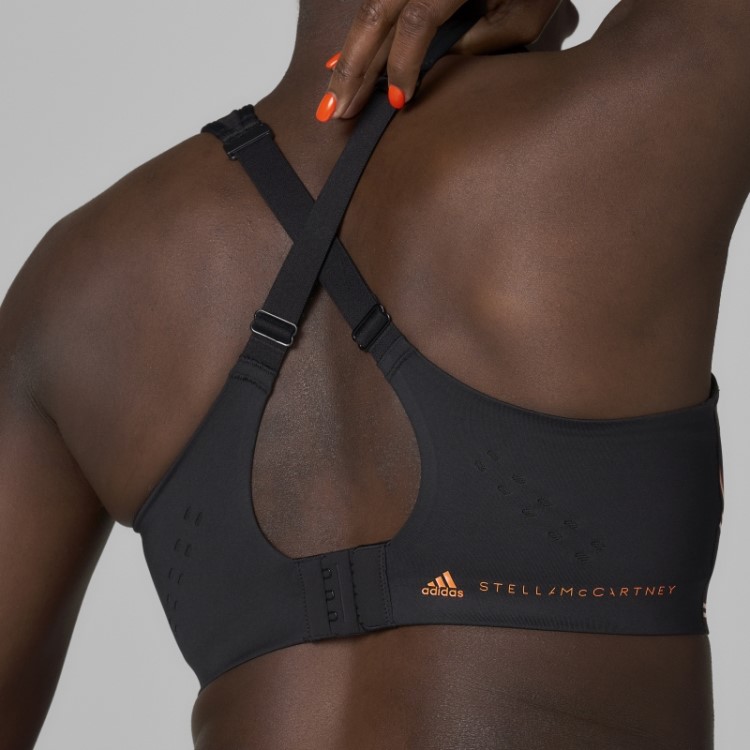 Sutiã Esportivo Preto Adidas By Stella Mccartney Truepace De Alto Suporte Quente