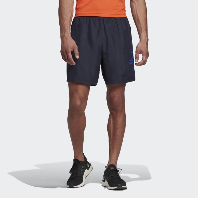 Adidas Projetado Para Mover Shorts Com Logotipo De Tinta