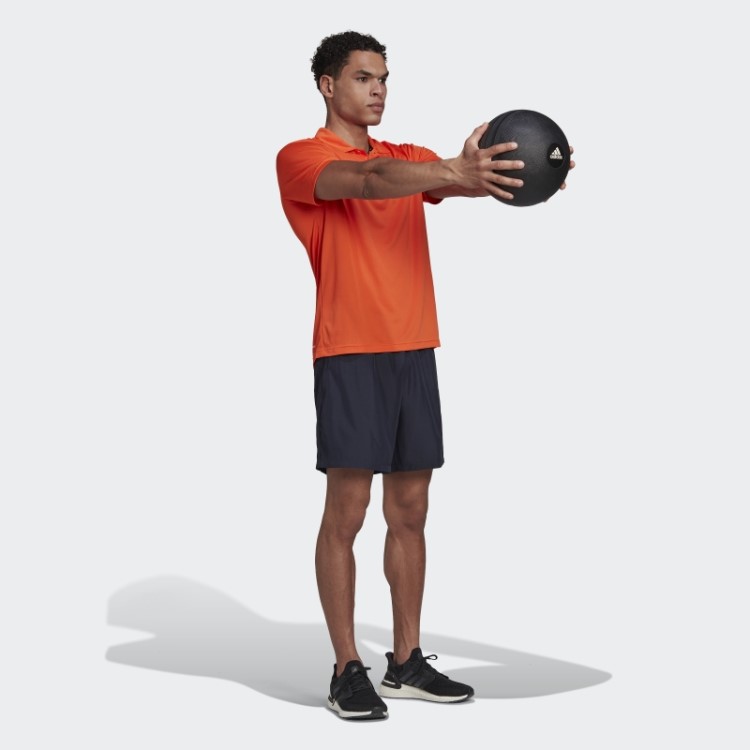 Adidas Projetado Para Mover Shorts Com Logotipo De Tinta