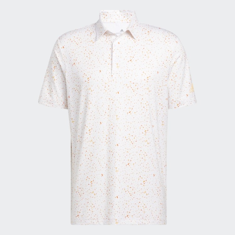 Camisa Polo Com Estampa De Bandeira Adidas âmbar