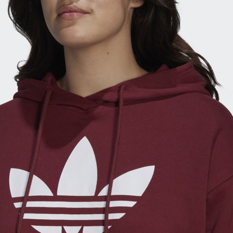 Moletom Com Capuz Vermelho Trevo (tamanho Grande) Adidas