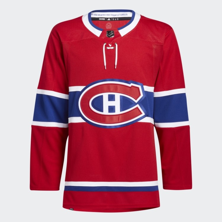Canadiens Red Canadiens Home Autêntico Jersey Adidas