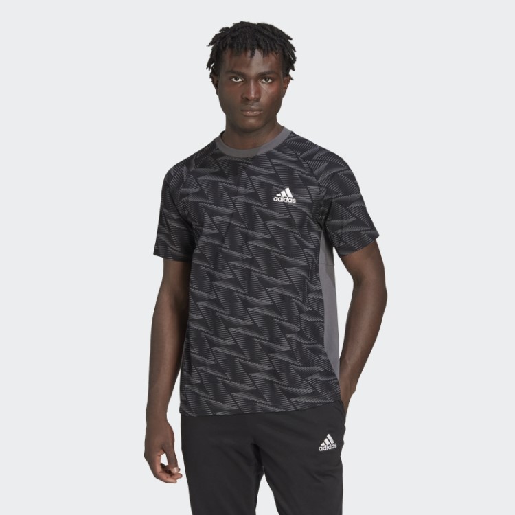 Projetada Para Gameday Camiseta De Viagem Adidas Cinza