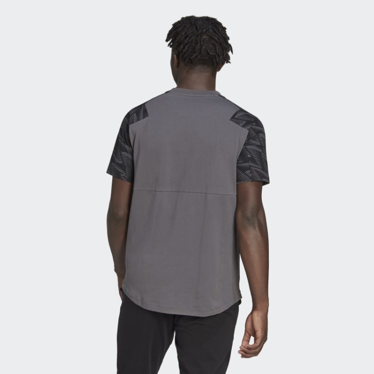 Projetada Para Gameday Camiseta De Viagem Adidas Cinza