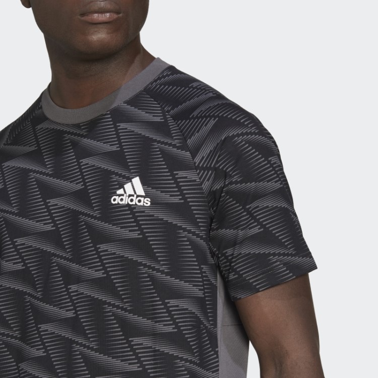 Projetada Para Gameday Camiseta De Viagem Adidas Cinza