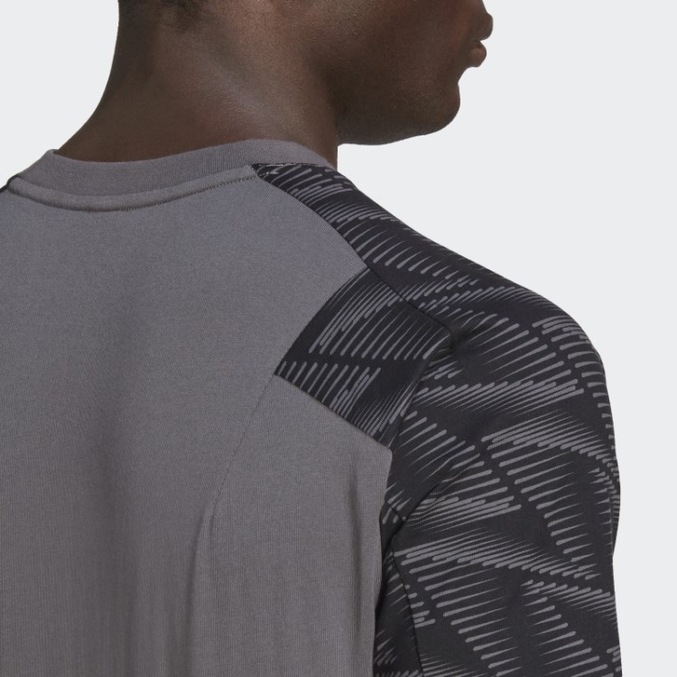 Projetada Para Gameday Camiseta De Viagem Adidas Cinza