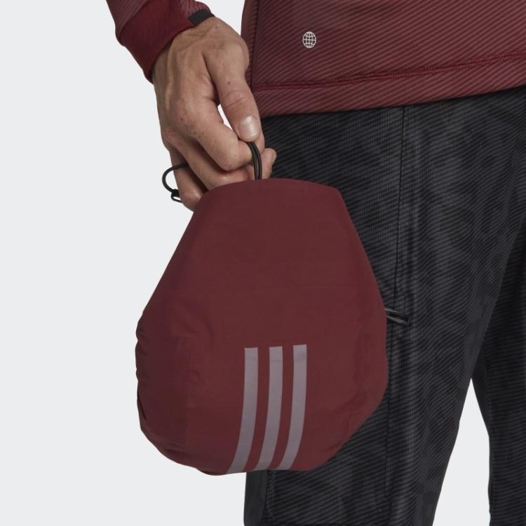 Adidas Terrex Techrock Rain.rdy Anoraque Vermelho Quente