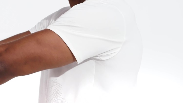 Camiseta De Corrida Adidas White Made To Be Remade