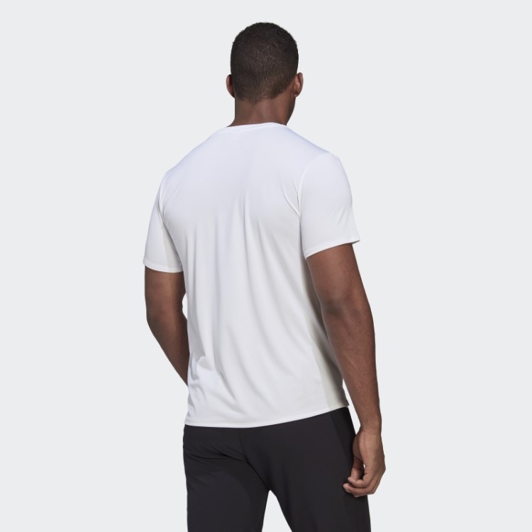 Camiseta De Corrida Adidas White Made To Be Remade