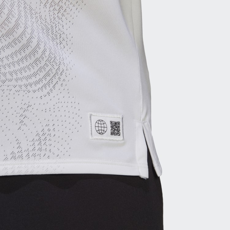Camiseta De Corrida Adidas White Made To Be Remade