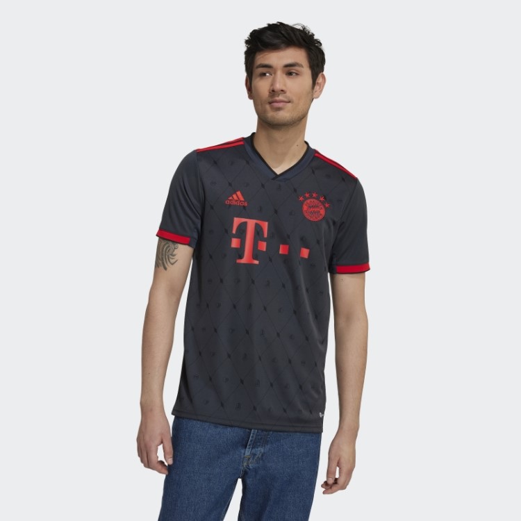 Fc Bayern 22/23 Terceira Camisa Cinza Noite Adidas