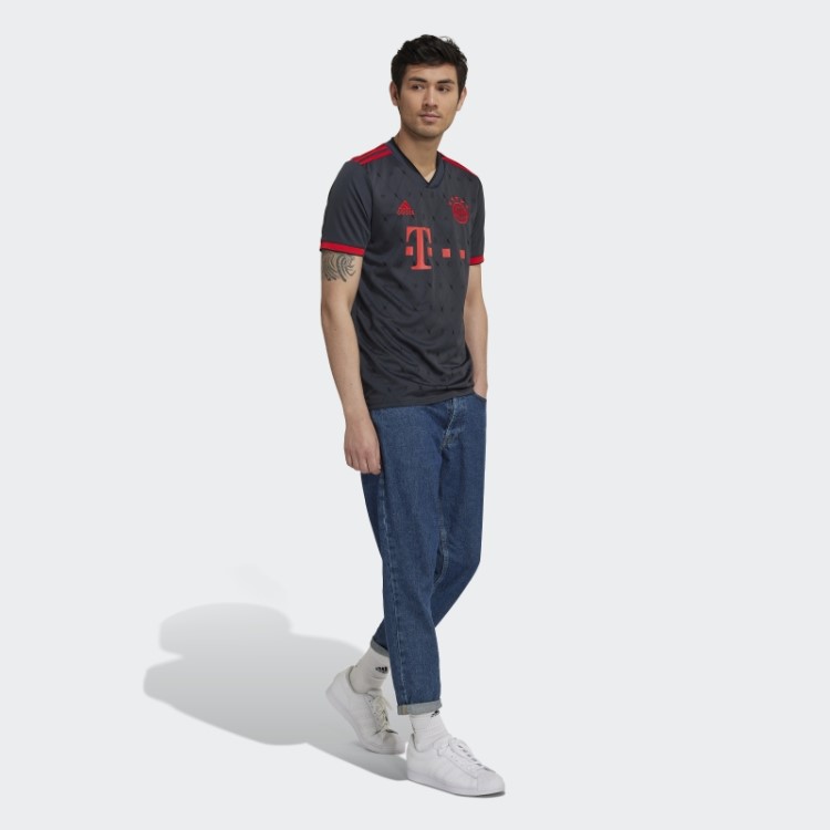 Fc Bayern 22/23 Terceira Camisa Cinza Noite Adidas