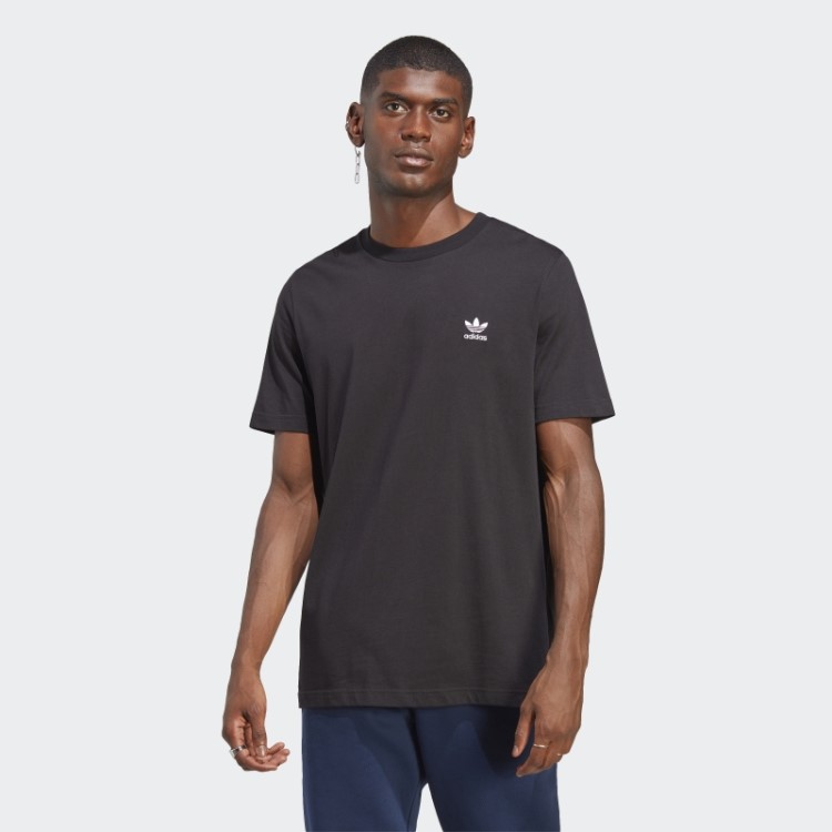 Camiseta Preta Adidas Trefoil Essentials