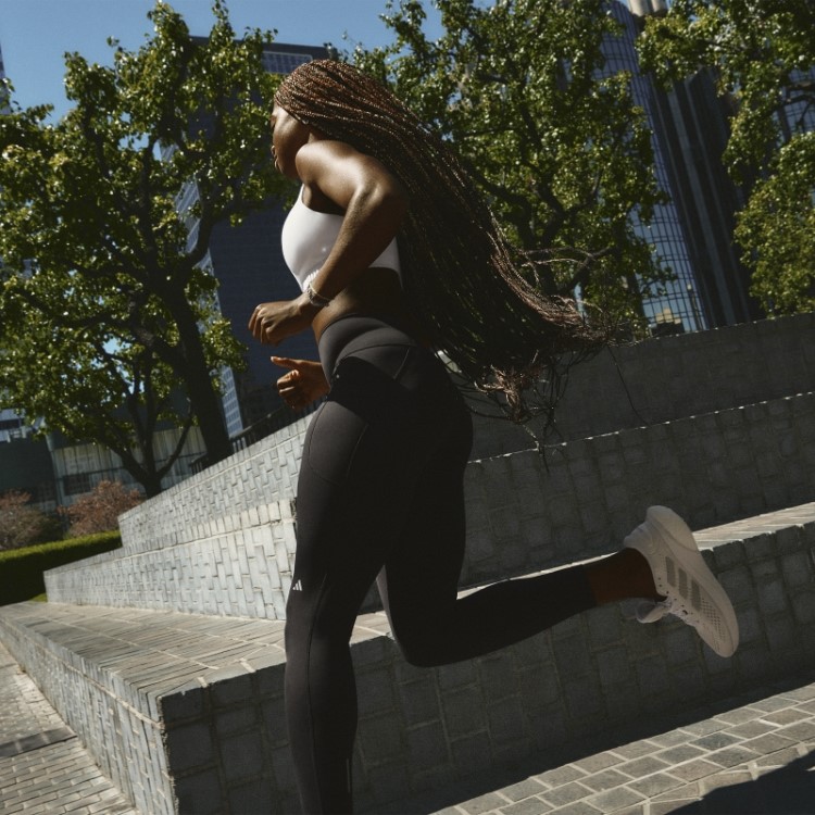 Sutiã Branco Adidas Fastimpact Luxe Run De Alto Suporte