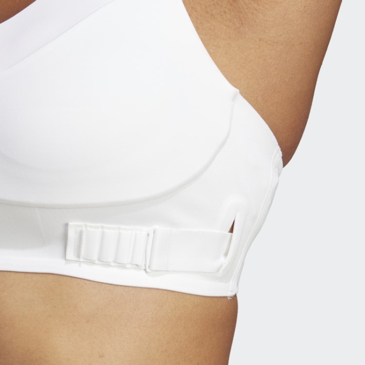 Sutiã De Alta Sustentação Branco Adidas Fastimpact Luxe Run