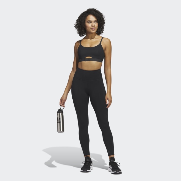 Optime Training Luxe 7/8 Leggings Pretas Adidas Fashion