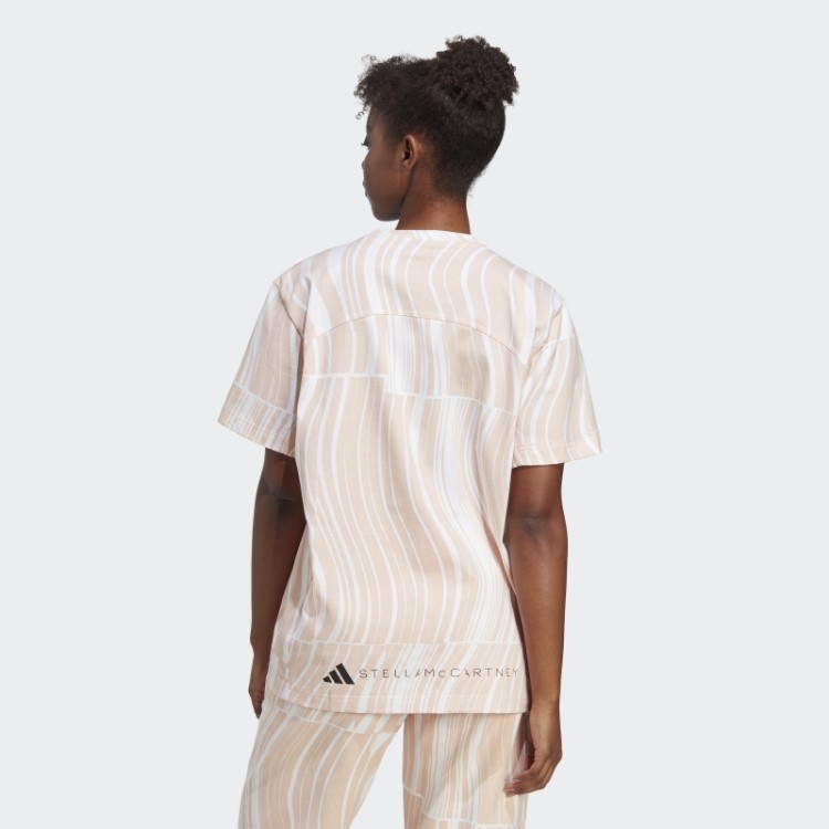 Adidas By Stella Mccartney T-shirt Truecasuals Gráfico Blush Rosa Fashion