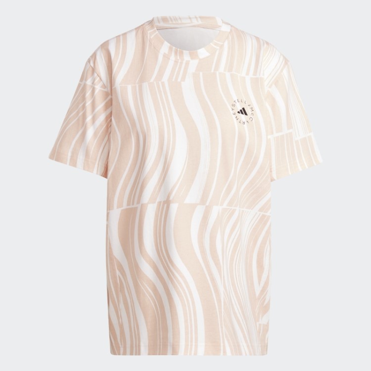 Adidas By Stella Mccartney T-shirt Truecasuals Gráfico Blush Rosa Fashion