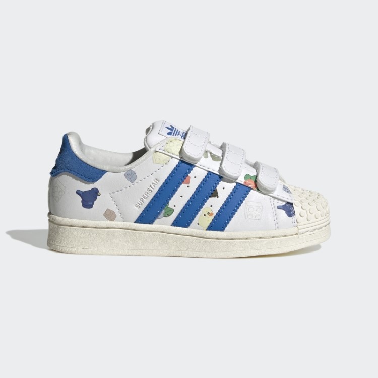 Sapatos Brancos Adidas Superstar X Lego Quentes