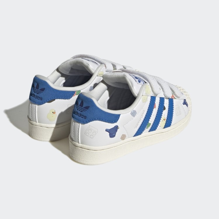 Sapatos Brancos Adidas Superstar X Lego Quentes