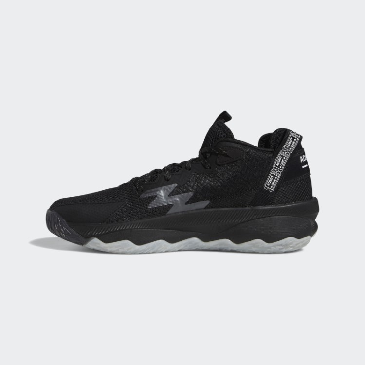 Dame 8 Sapatos Preto Adidas