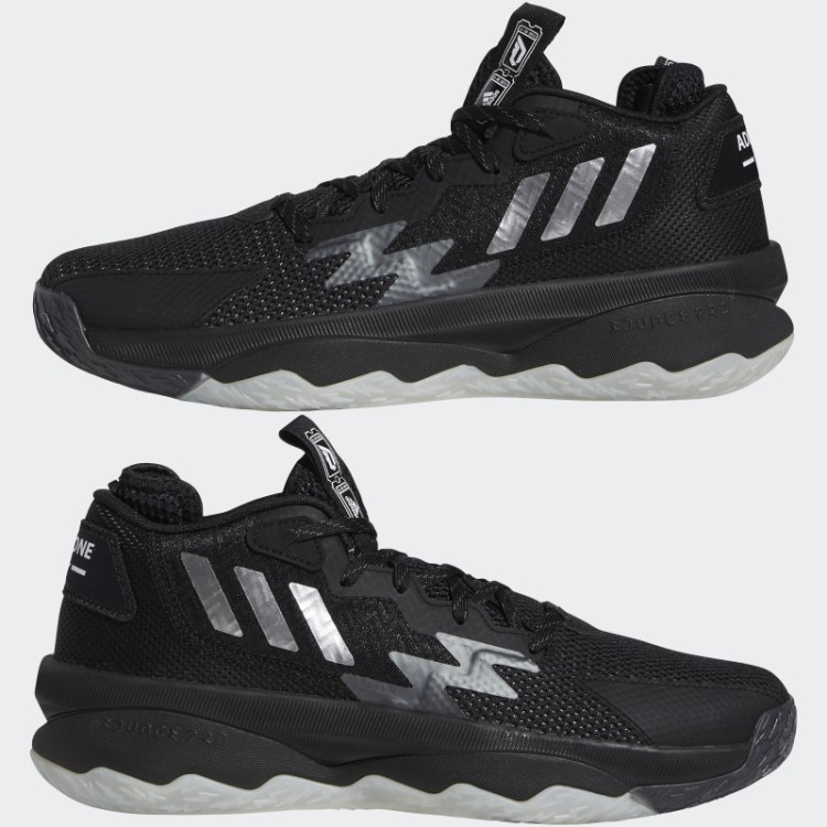 Dame 8 Sapatos Preto Adidas