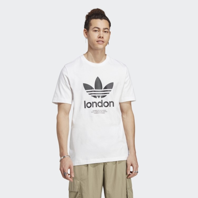 Camiseta Branca Adidas Icone London City Originals