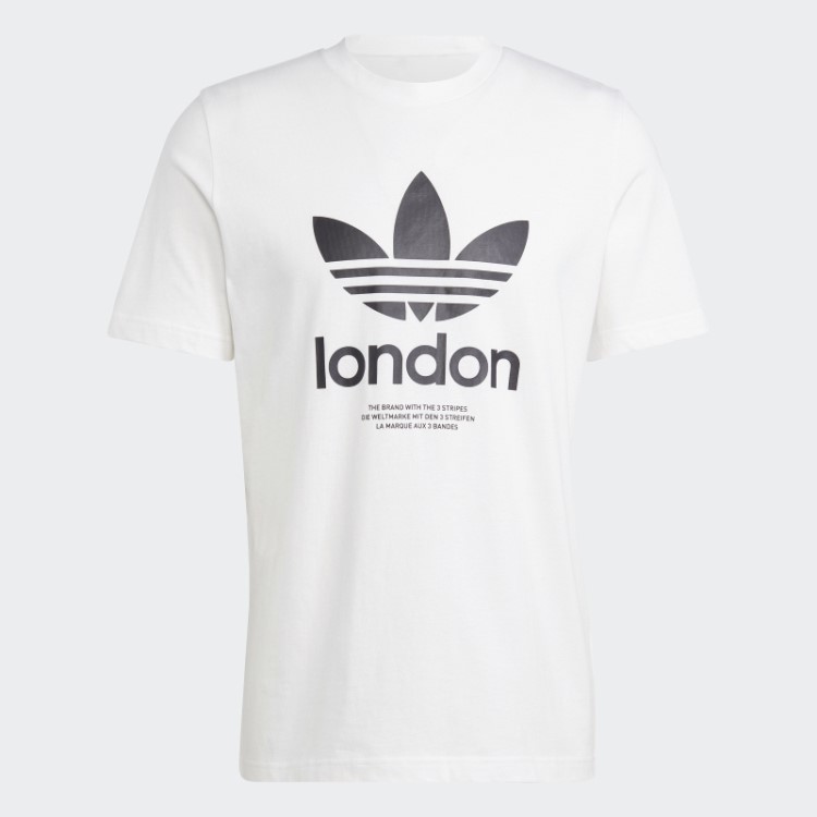 Camiseta Branca Adidas Icone London City Originals