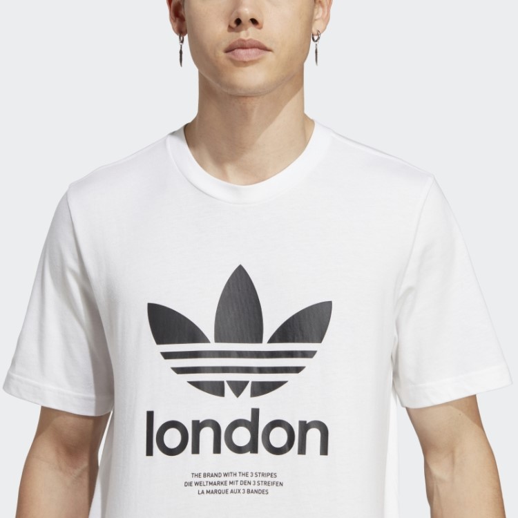 Camiseta Branca Adidas Icone London City Originals