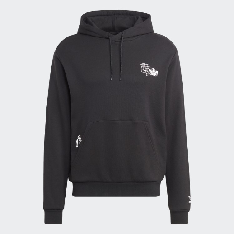 Graficos Hack The Elite Hoodie Preto Adidas