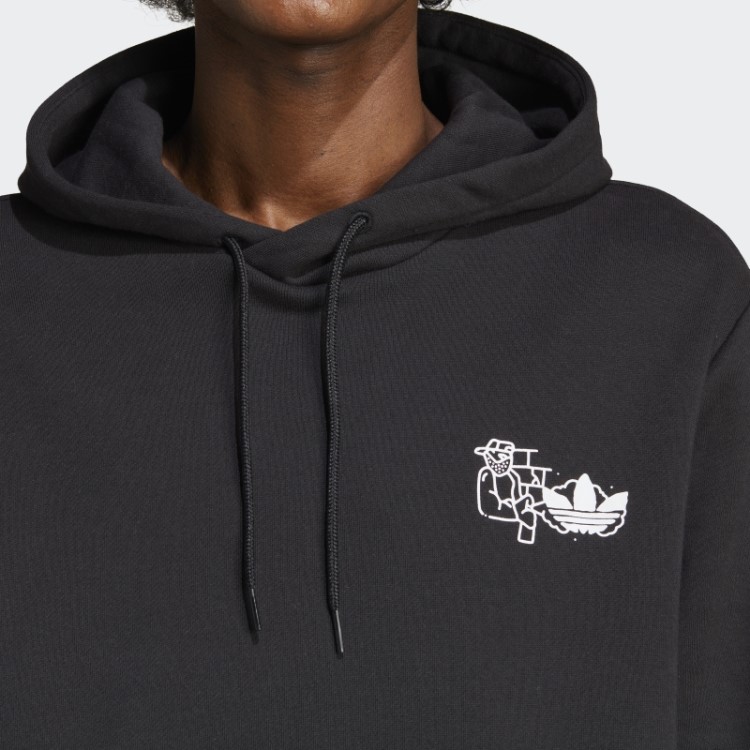 Graficos Hack The Elite Hoodie Preto Adidas
