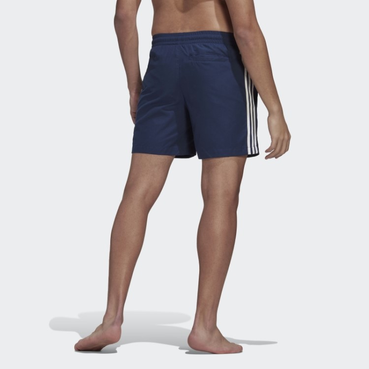 Short De Natação Com As Três Listras Adidas Adicolor Classics Night Indigo