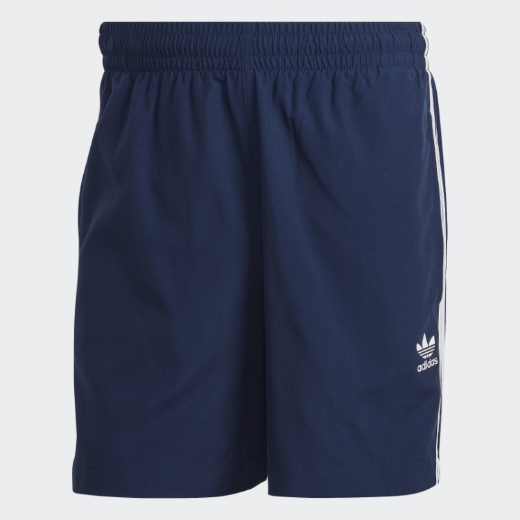 Short De Natação Com As Três Listras Adidas Adicolor Classics Night Indigo