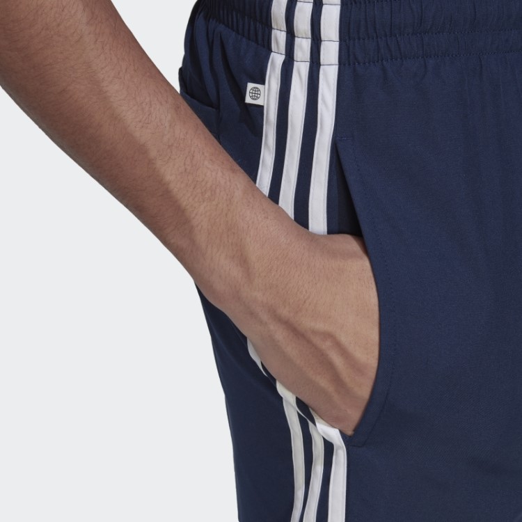 Short De Natação Com As Três Listras Adidas Adicolor Classics Night Indigo
