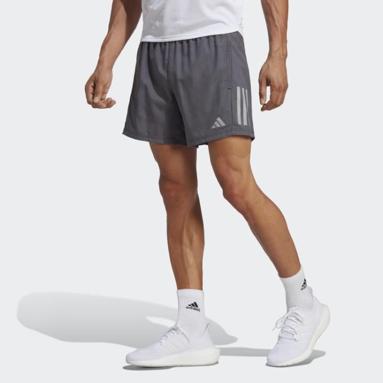 Bermuda Preta Melange Adidas Possui O Bermuda Run Heather