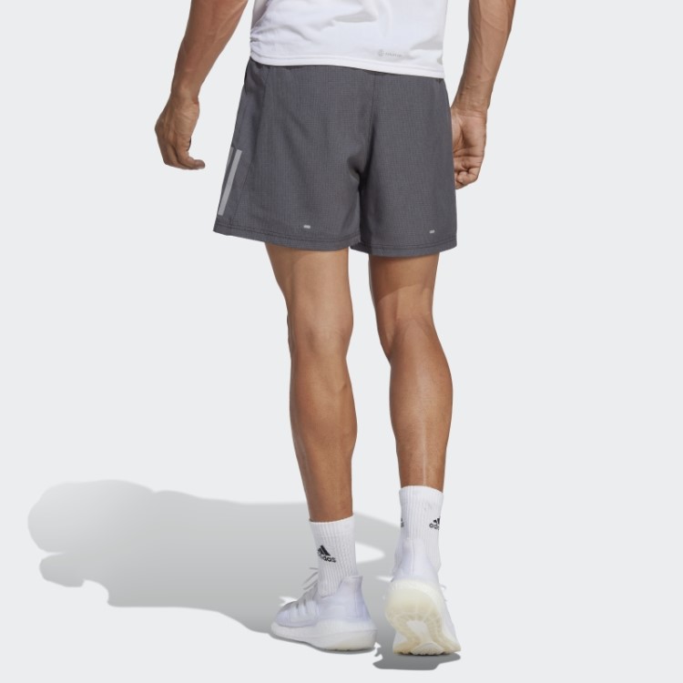 Bermuda Preta Melange Adidas Possui O Bermuda Run Heather