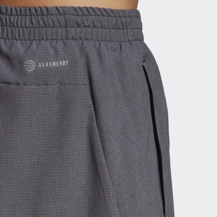 Bermuda Preta Melange Adidas Possui O Bermuda Run Heather