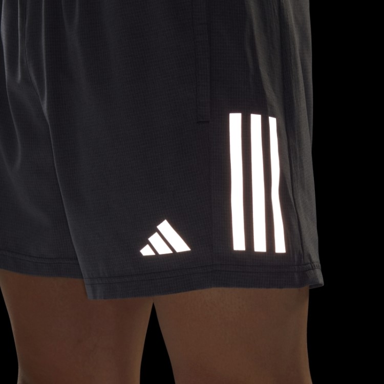 Bermuda Preta Melange Adidas Possui O Bermuda Run Heather