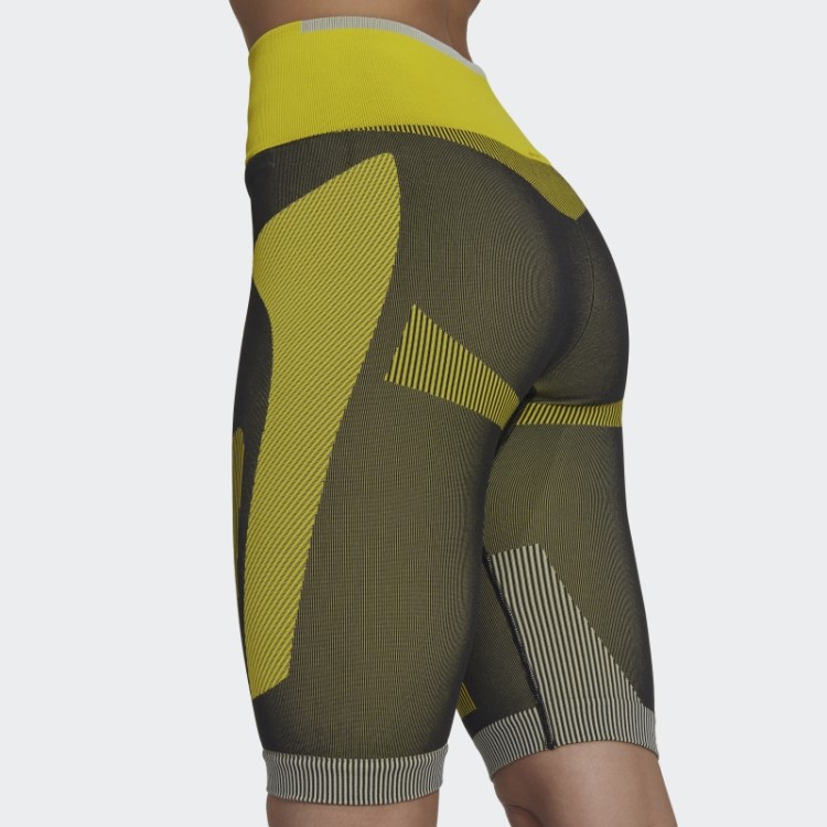 Adidas By Stella Mccartney Truestrength Leggings Curtas Sem Costura Preto Quente