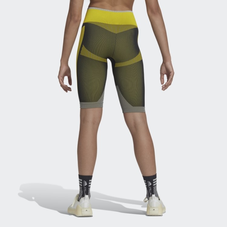 Adidas By Stella Mccartney Truestrength Leggings Curtas Sem Costura Preto Quente