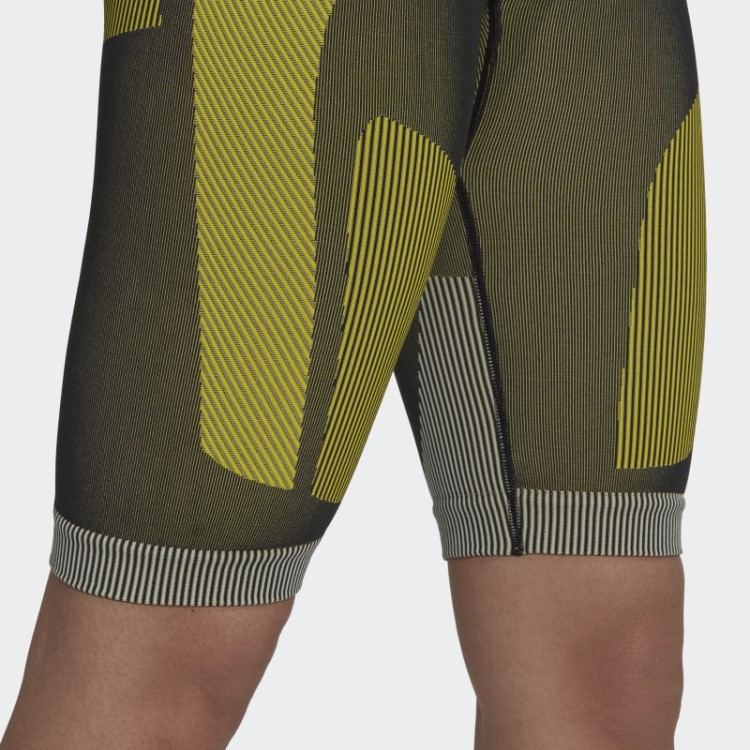 Adidas By Stella Mccartney Truestrength Leggings Curtas Sem Costura Preto Quente