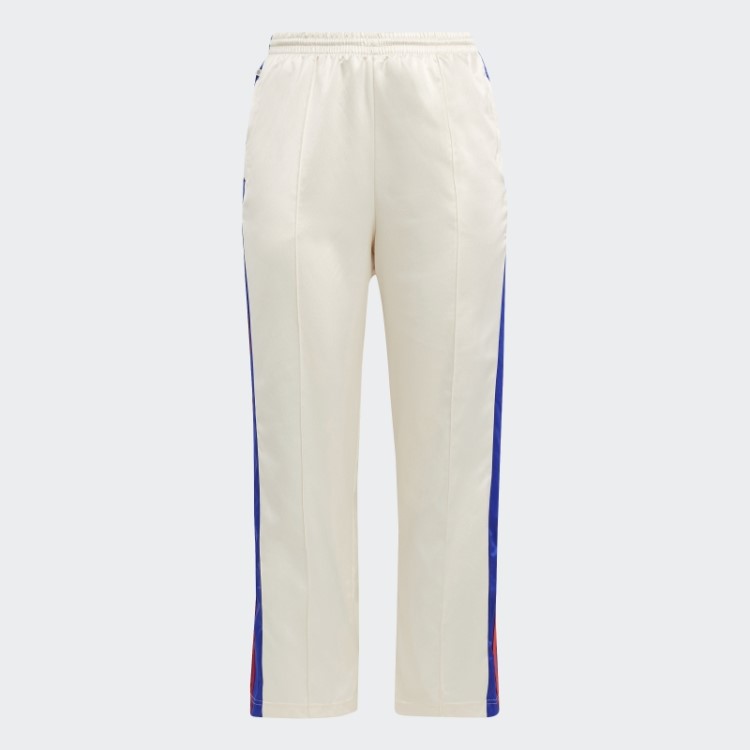 Calça Adibreak De Cetim Branco Adidas (plus Size) Moda
