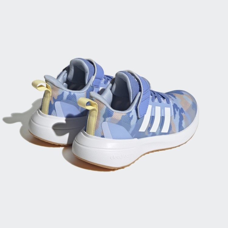 Sapato Azul Fortarun 2.0 Cloudfoam Elástico Com Tira Superior Em Renda Adidas