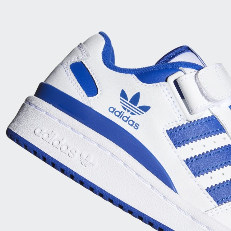 Tênis Branco/azul Royal Adidas Forum Baixo