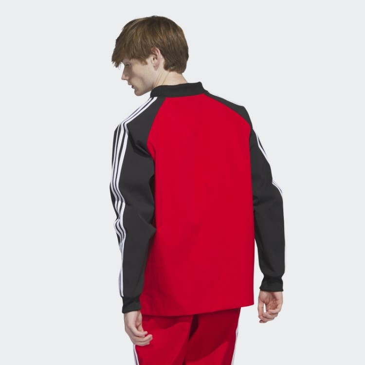 Jaqueta De Tecido Sst Adidas Escarlate