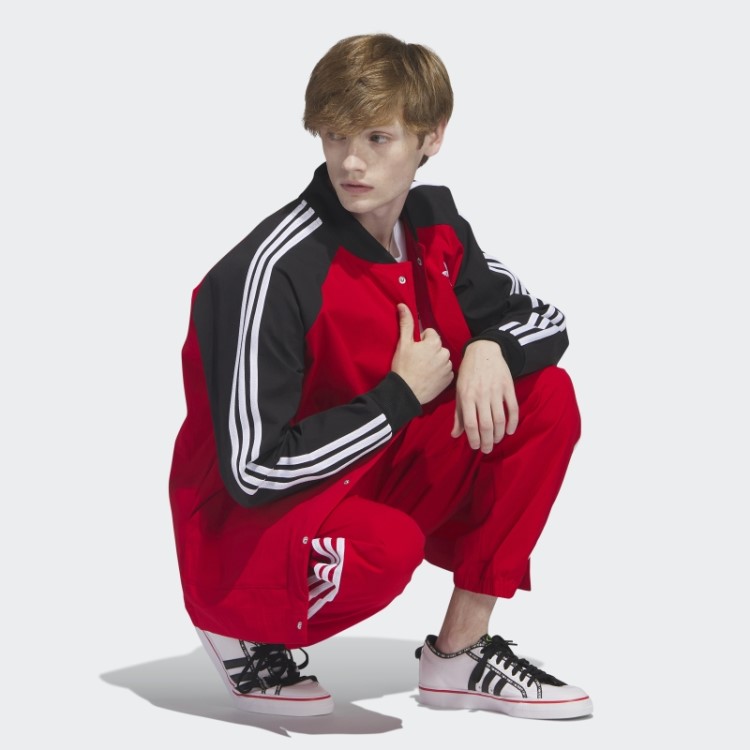 Jaqueta De Tecido Sst Adidas Escarlate